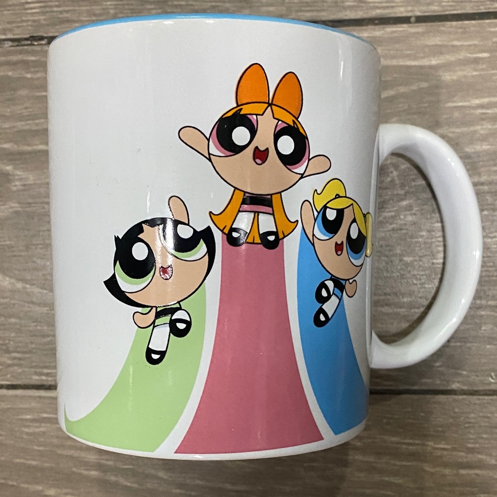 Powerpuff Girls White and Multicolor Mug